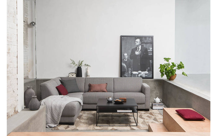 Goossens Salontafel Saar in Poedercoating zwart