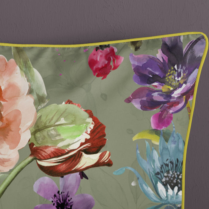 Descano Organic Parma Dekbedovertrek 140 x 220 cm - Olijfgroen