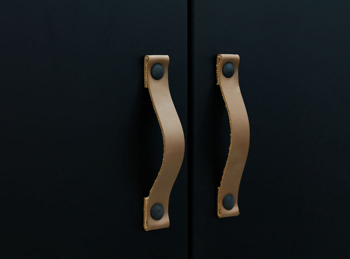 Bopita Floris 3-deurskast - Mat Zwart|Naturel