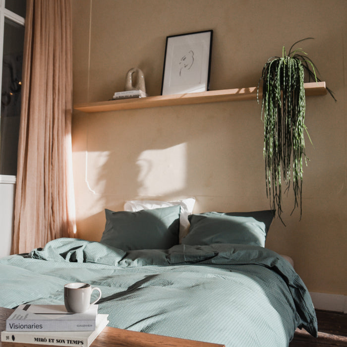 Crisp Sheets Dekbedovertrek 240 x 220 cm - Seafoam