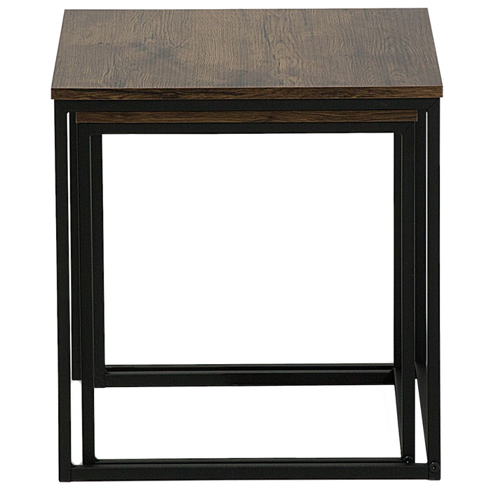 Beliani - DENNY - Bijzettafel - Zwart - MDF