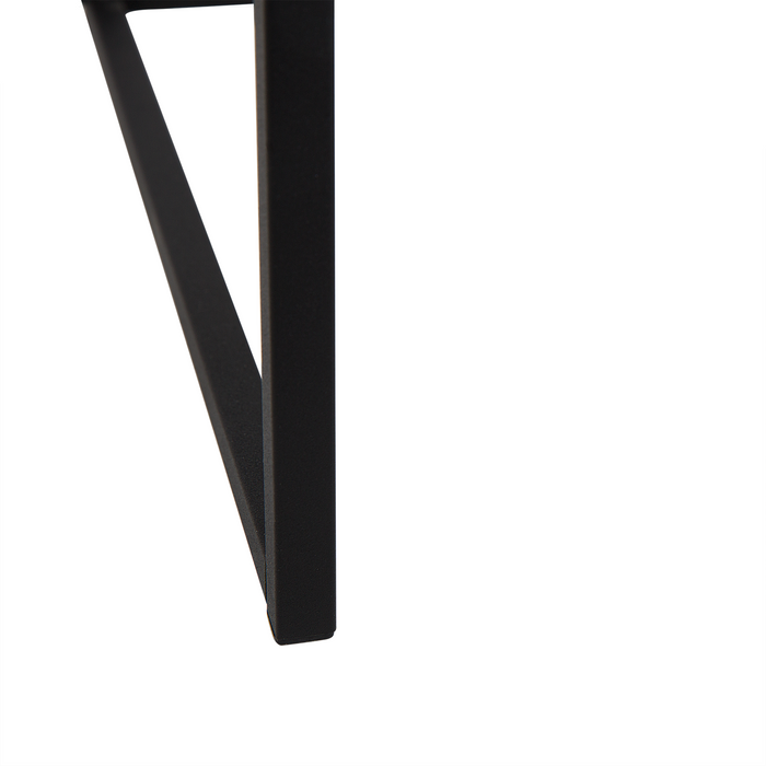 Beliani - DENNY - Bijzettafel - Zwart - MDF