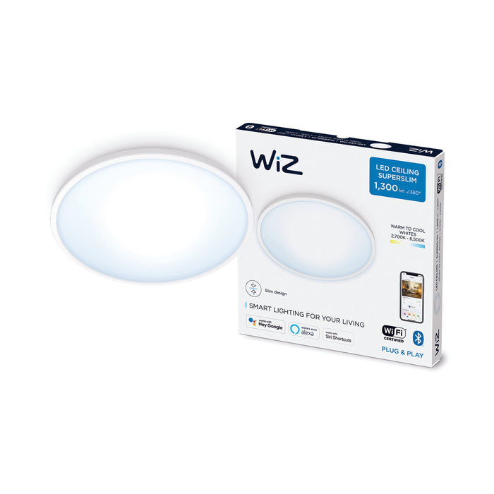 WiZ Superslim plafondlamp rond wit - Tunable White - 1x14W 1300lm 270…