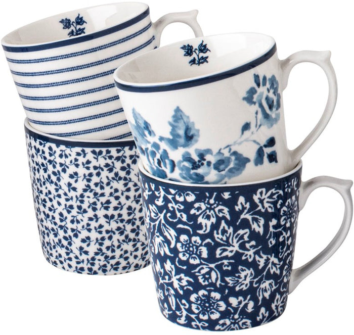 Laura Ashley Giftset 4 Bekers Assorti 32 cl.