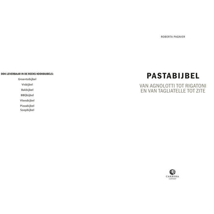 Pastabijbel - Roberta Pagnier