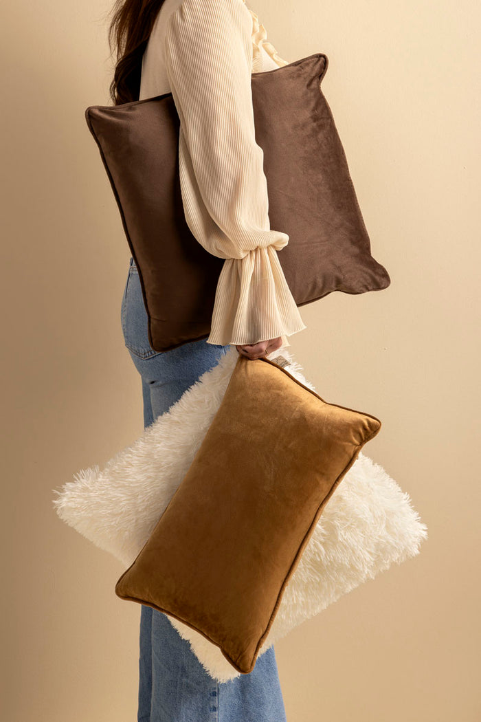 Dutch Decor kussenhoes FLUFFY - 45x45 cm Snow White