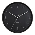 Karlsson Numbers & Lines Iron Wandklok - Zwart