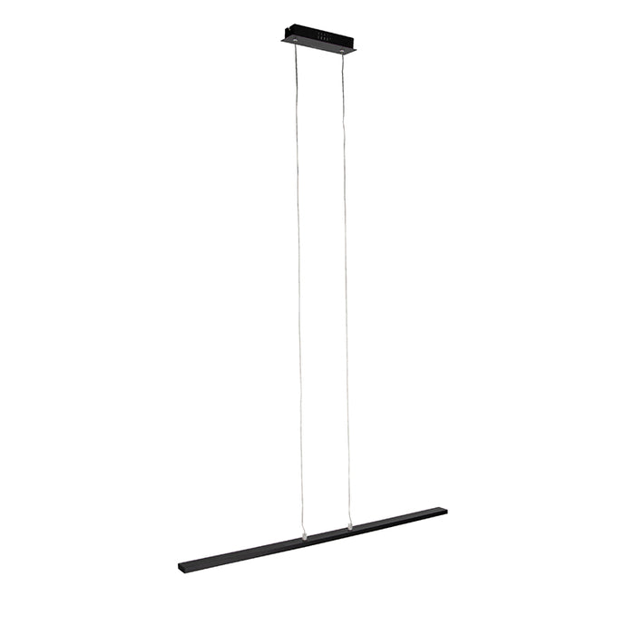 QAZQA Moderne hanglamp zwart 90 cm incl. LED - Banda