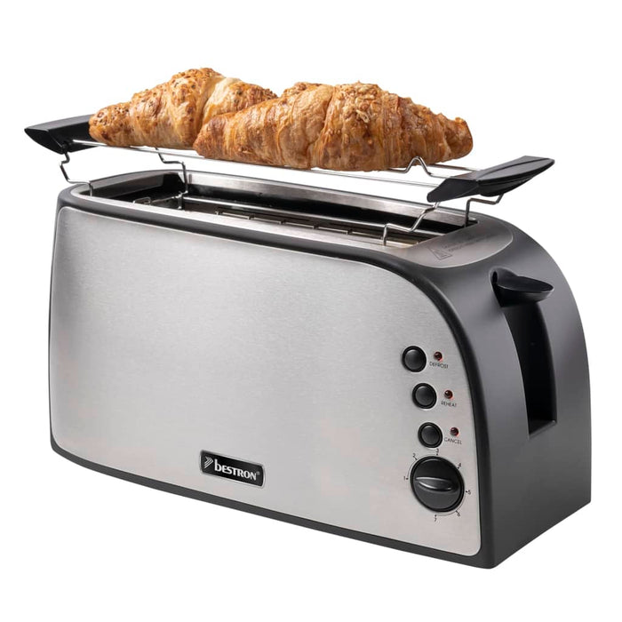 Bestron Broodrooster ATO900STE 1500 W XL roestvrij staal