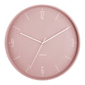 Karlsson Numbers & Lines Iron Wandklok - Roze