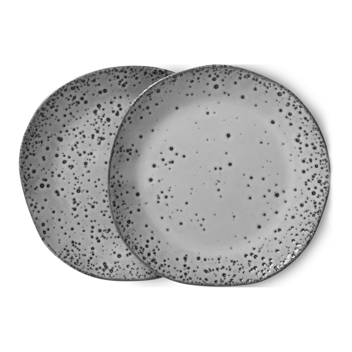 HKliving Gradient Ceramics Dessertbord Ø 16 cm - Set van 2