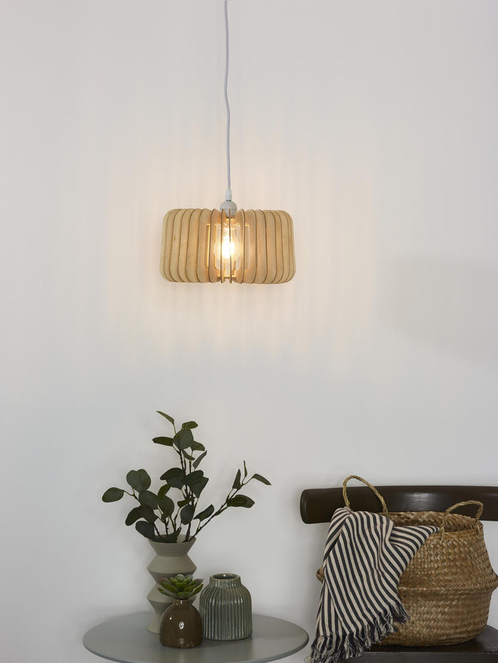 Lucide ETTA Hanglamp - Naturel