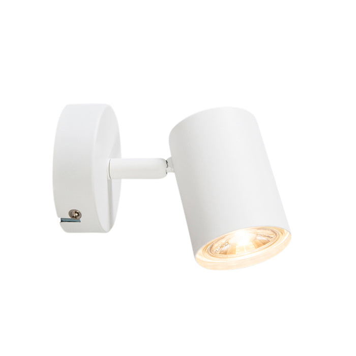 QAZQA Moderne plafondspot wit kantelbaar - Jeana