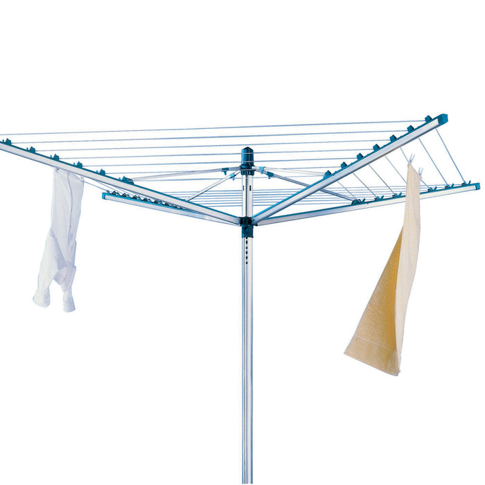 Leifheit Linomatic 400 VS Droogmolen 40 m + Bodemhuls