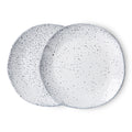 HKliving Gradient Ceramics Dessertbord Ø 16 cm - Set van 2