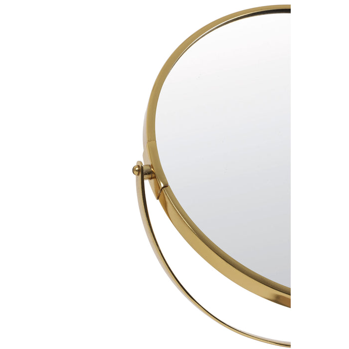 Light & Living Spiegel op Voet Riesco - Marmer Wit-Goud - 33x12,5x48cm