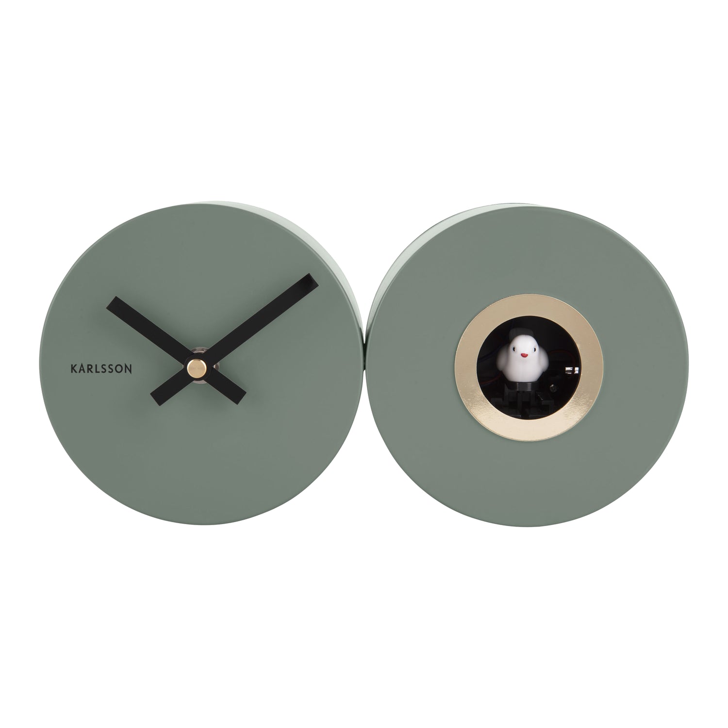 Karlsson Duo Cuckoo Wandklok - Groen