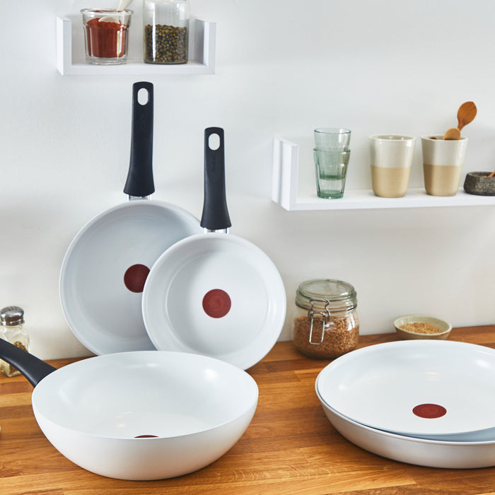 Tefal Ceramic Control Koekenpannenset 2-delig