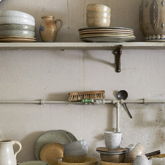 HKliving Gradient Ceramics Kom Ø 13 cm - Set van 4