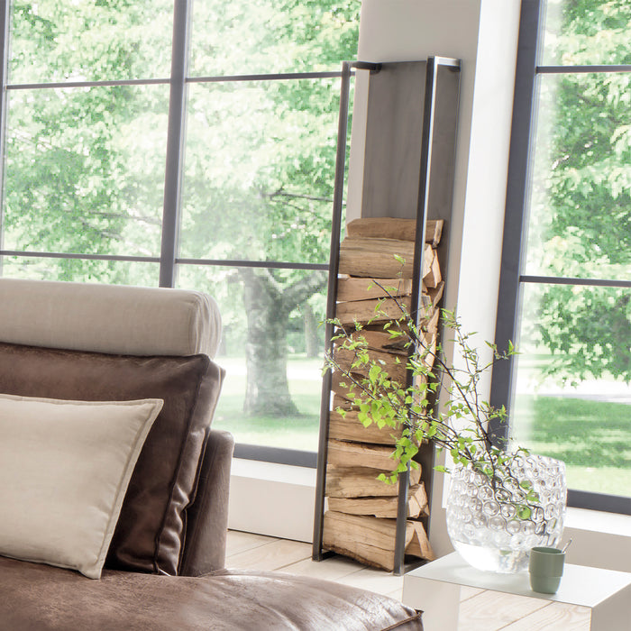 Spinder Design Cubic Fire Houtrek - Zwart