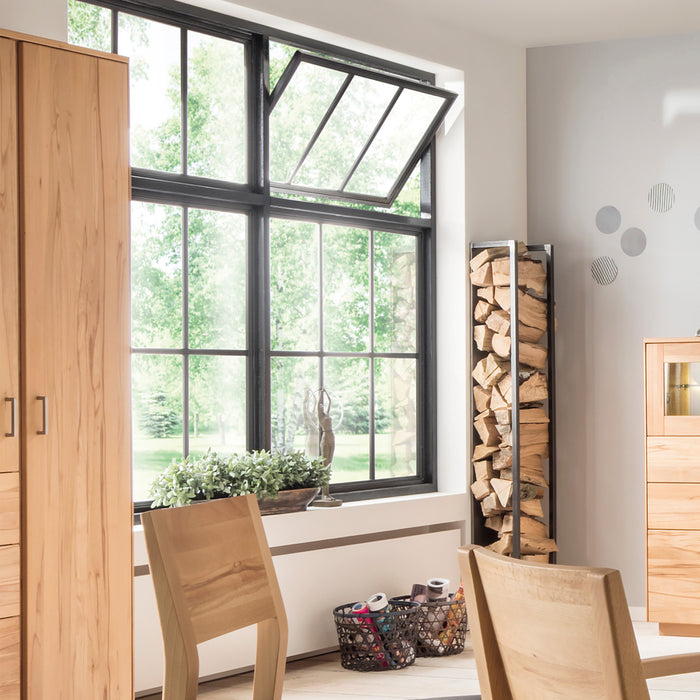 Spinder Design Cubic Fire Houtrek - Zwart