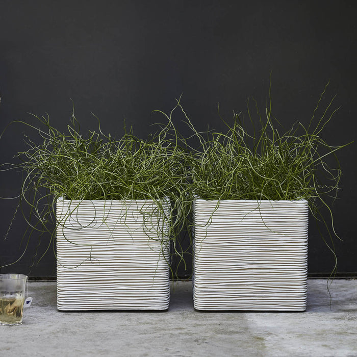 Capi Europe Nature Rib Vierkant Bloempot 30 x 30 cm