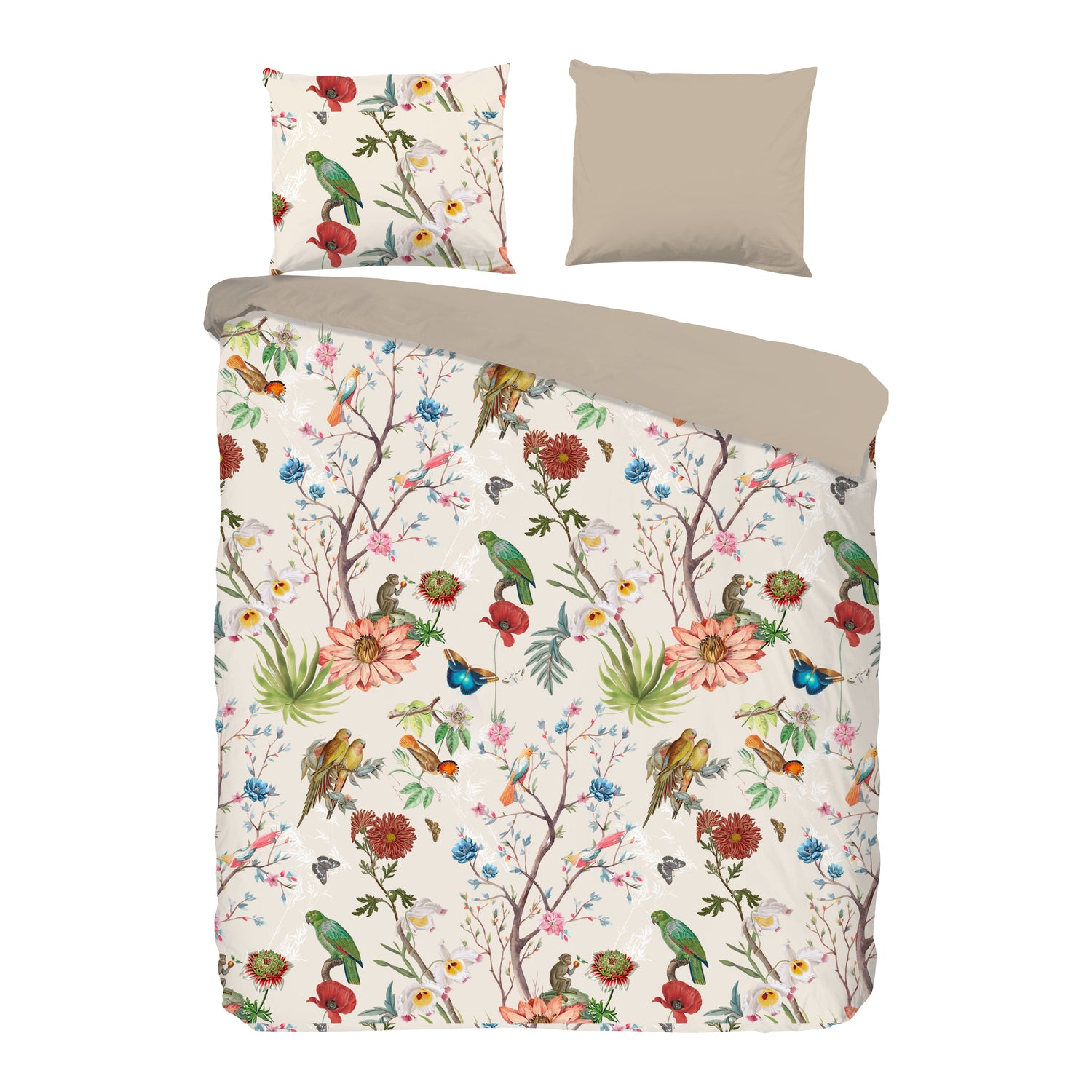 Good Morning Merel Dekbedovertrek 140 x 220 cm - Light Sand