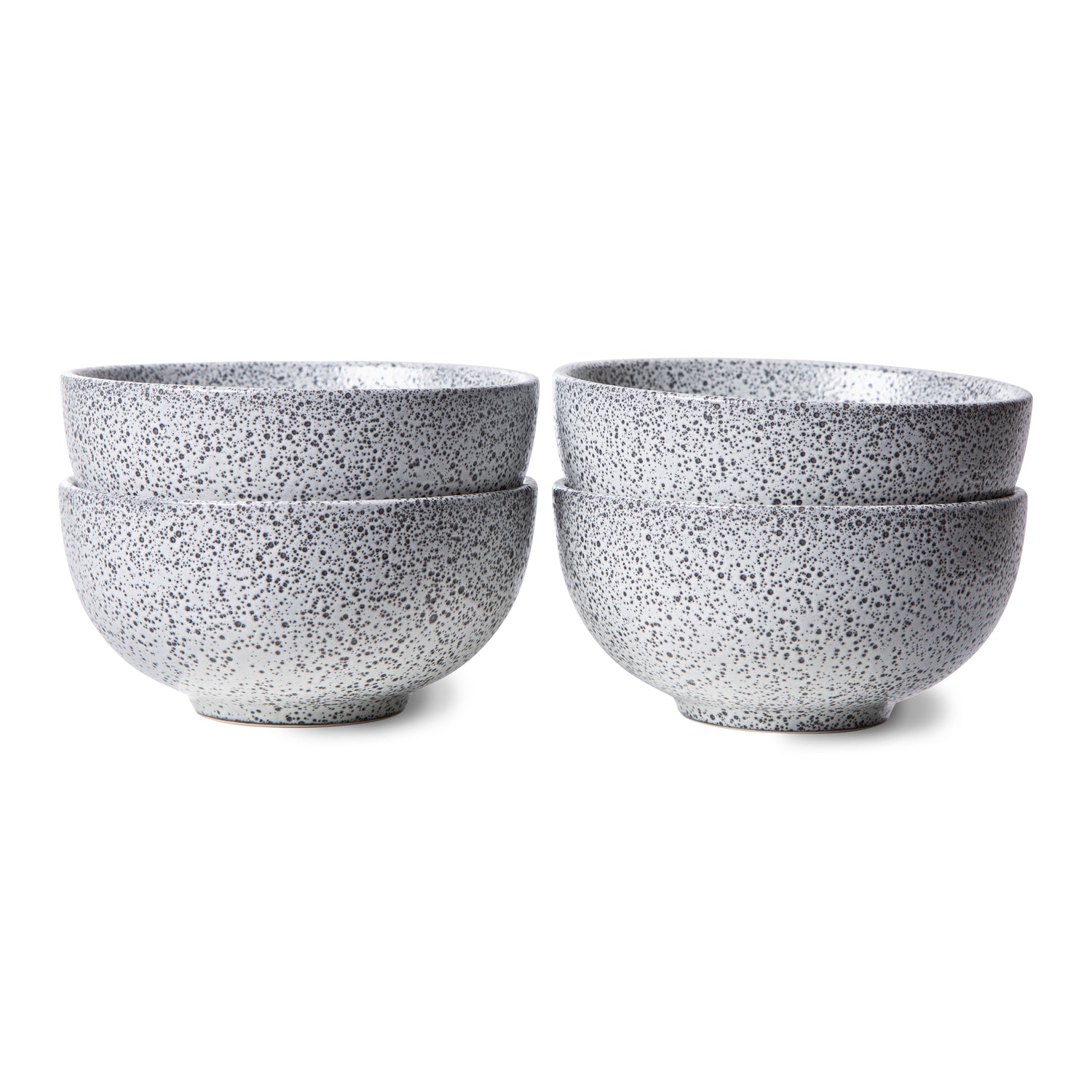 HKliving Gradient Ceramics Kom Ø 13 cm - Set van 4