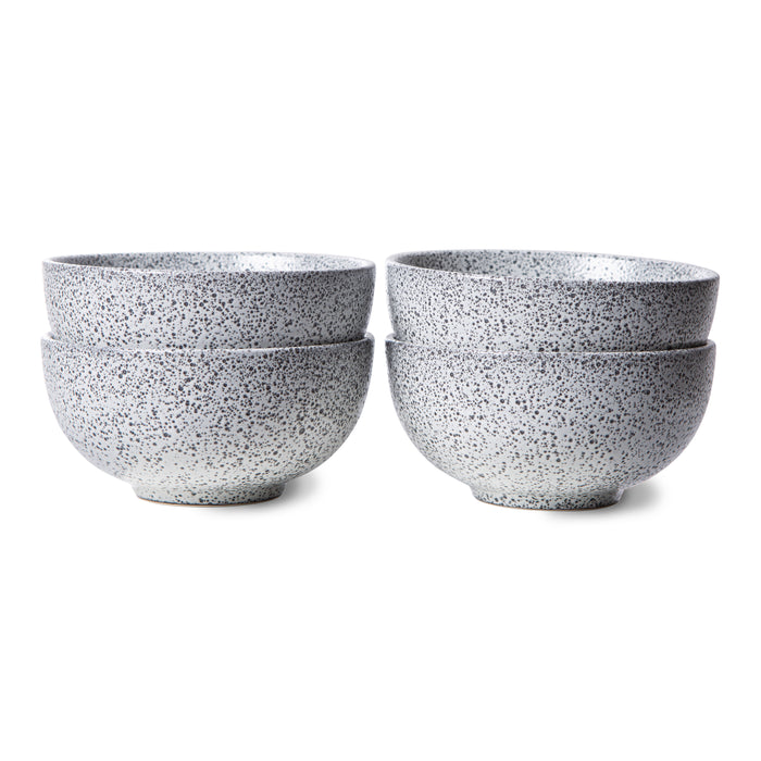 HKliving Gradient Ceramics Kom Ø 13 cm - Set van 4