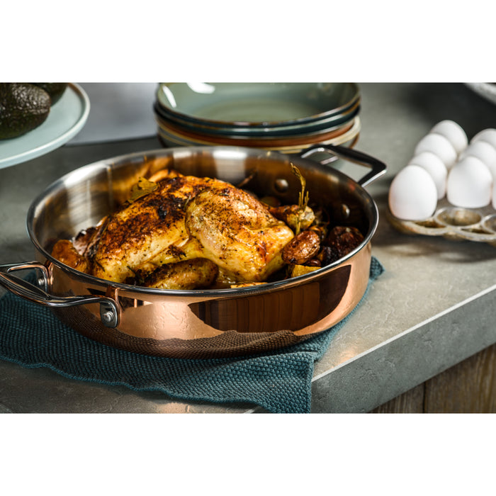 DUCQ braadpan koper Ø28cm (ook inductie)