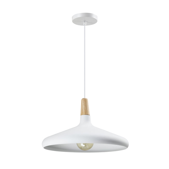 QUVIO Hanglamp rond wit - QUV5132L-WHITE