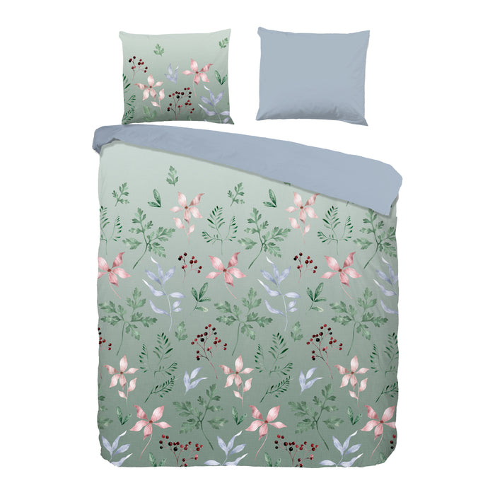 Good Morning Tirsa Dekbedovertrek 140 x 220 cm - Groen