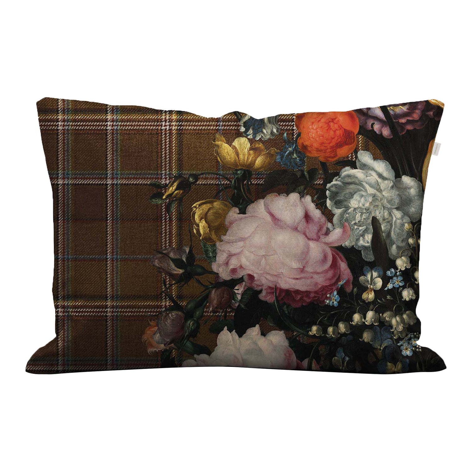 Essenza Beautiful Bouquet Kussensloop 60 x 70 cm - Bruin