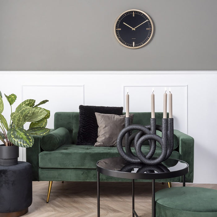 present time Kandelaar Rings - Zwart