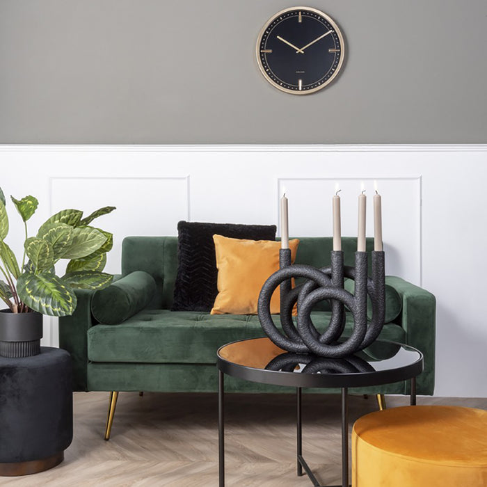 present time Kandelaar Rings - Zwart