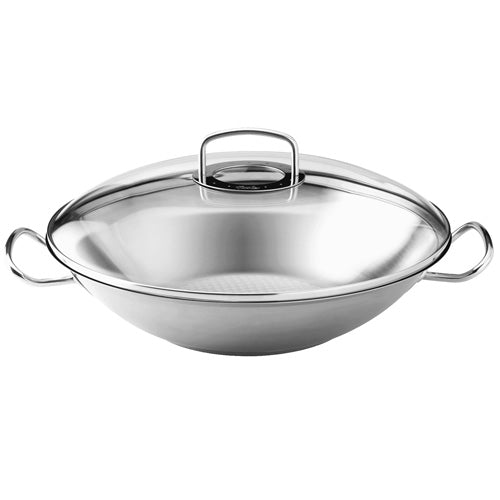Fissler Original Profi Wokpan met glazen deksel