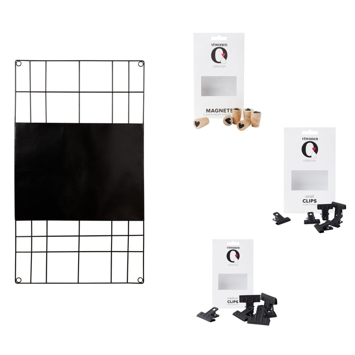 vtwonen Wire Memobord En Magneet Met Clips