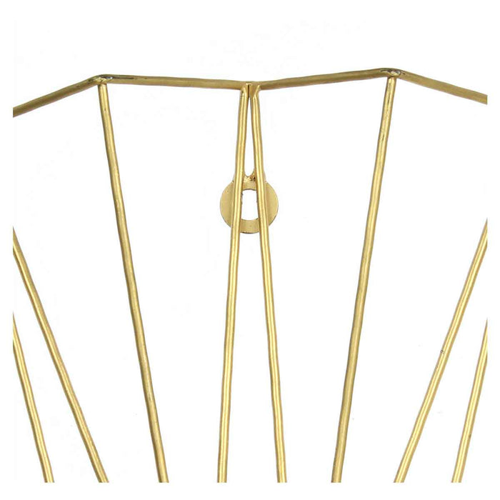 SVJ Home Decorations Ronde Spiegel - Ø66 cm - Metaal - Goud