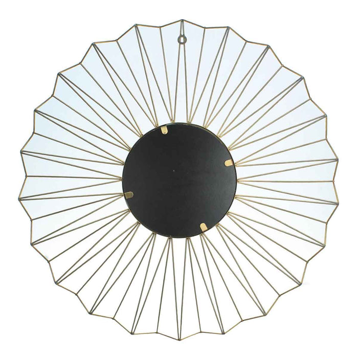 SVJ Home Decorations Ronde Spiegel - Ø66 cm - Metaal - Goud