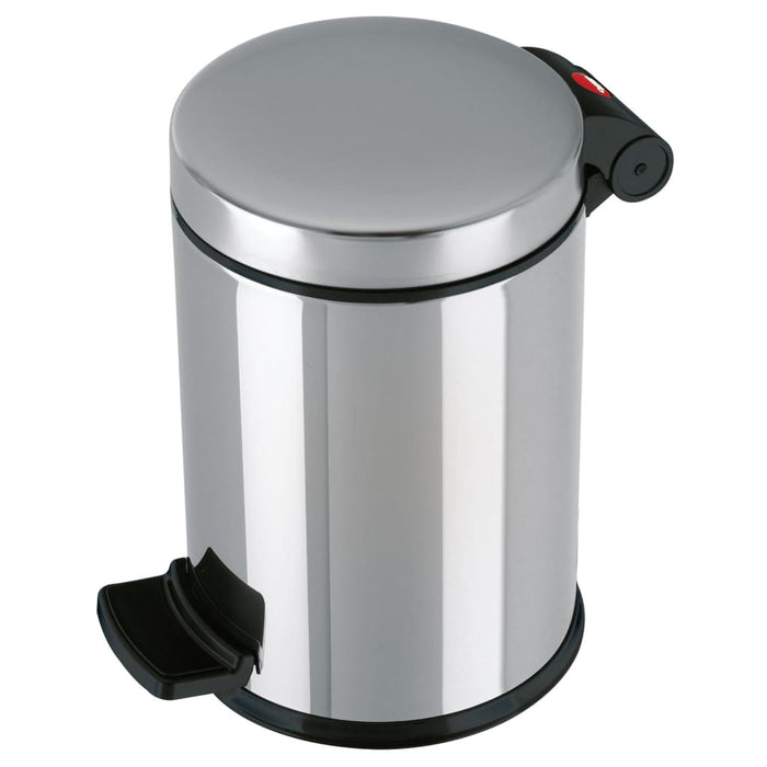 Hailo Pedaalemmer Solid S 4 L roestvrij staal