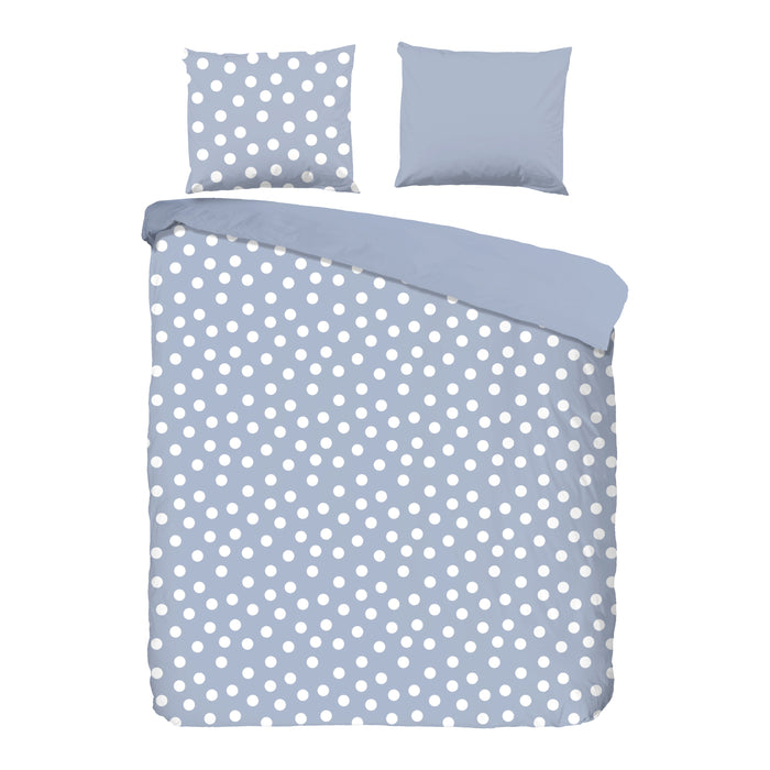 Good Morning Dot Dekbedovertrek 140 x 220 cm - Blauw