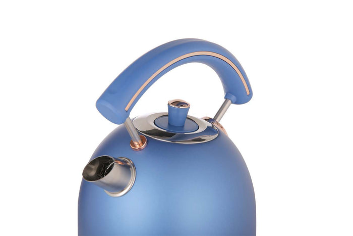 Buccan - Retro Waterkoker - Dome - Blauw Rose