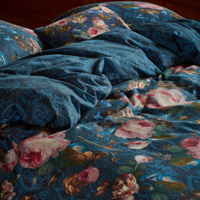 Essenza Gallery of Roses Dekbedovertrek 200 x 220 cm - Blauw
