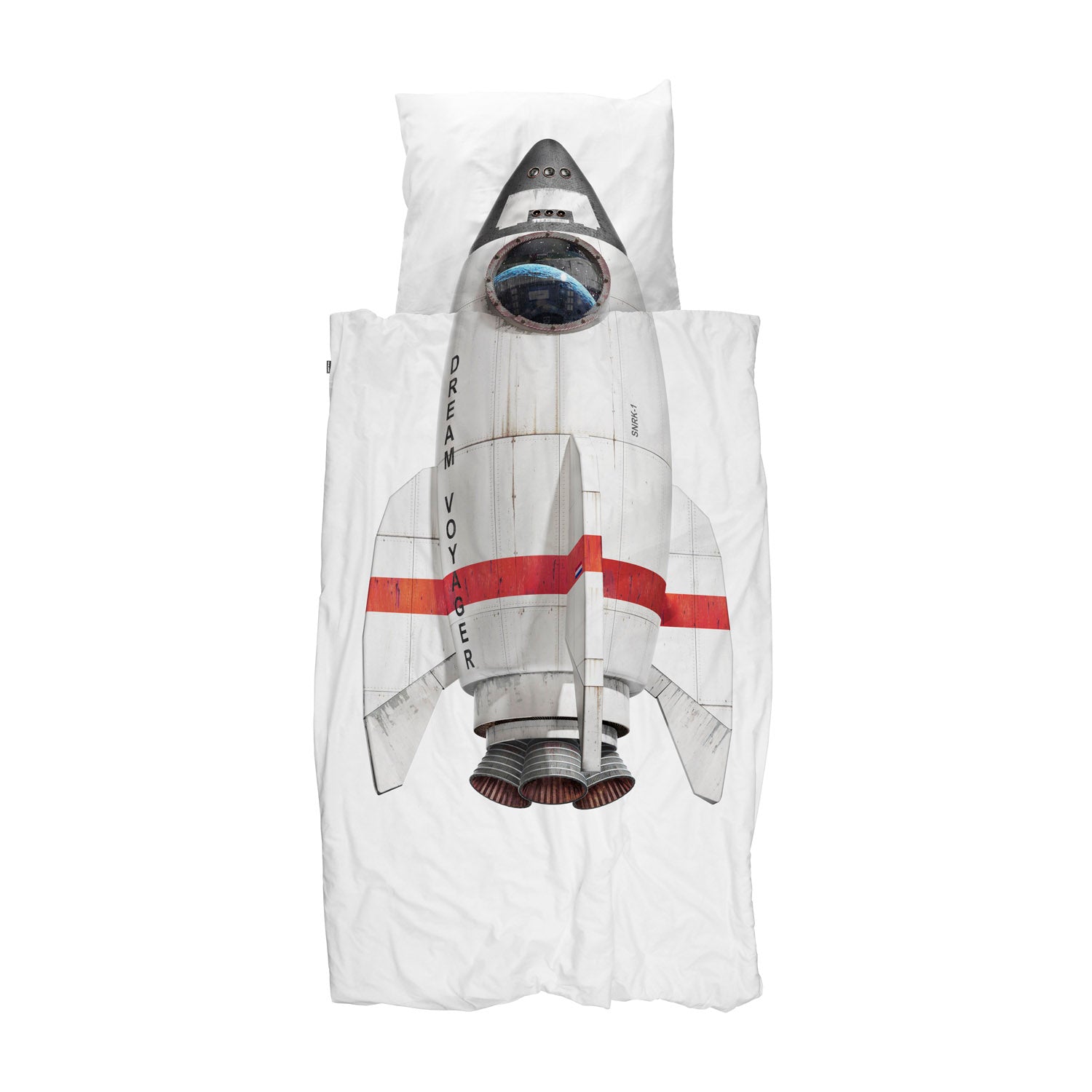 SNURK Rocket Dekbedovertrek 140 x 220 cm