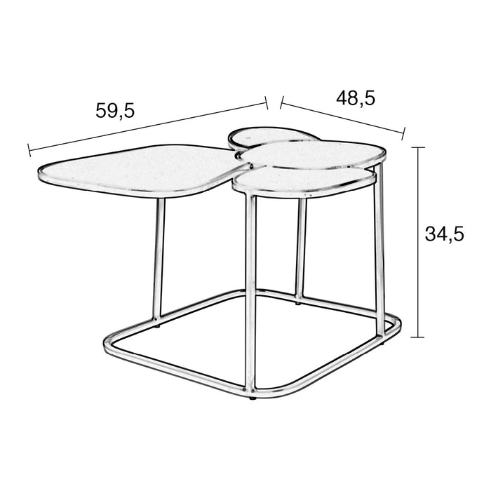 Zuiver Moondrop Salontafel