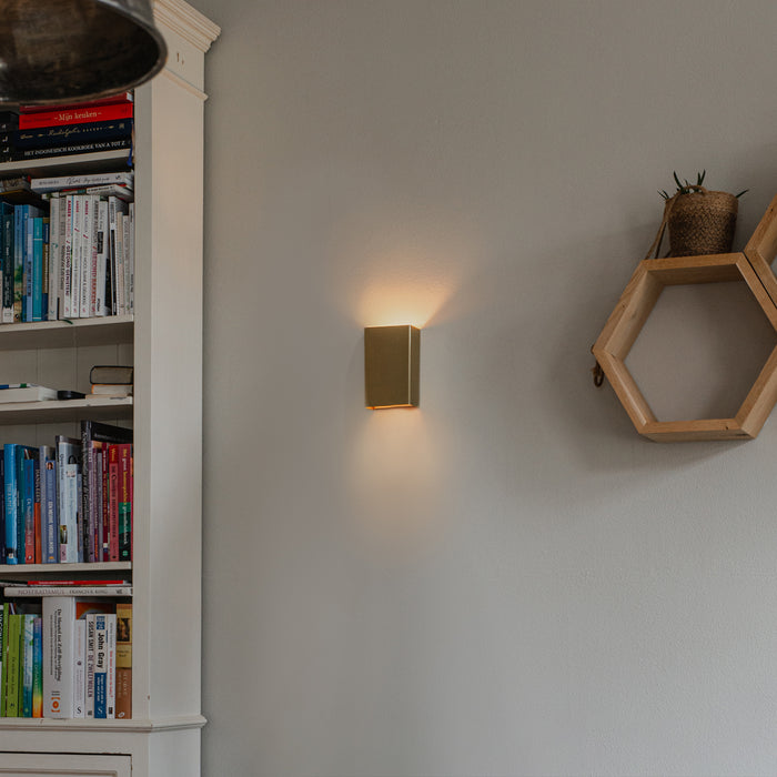 QAZQA Moderne wandlamp goud - Otan S