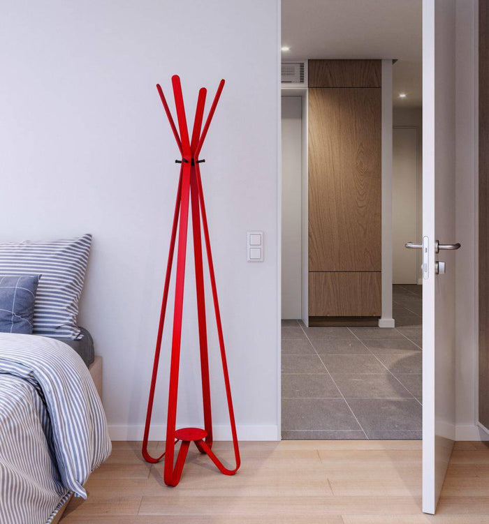 Gorillz Modi staande Design kapstok industrieel - Rood