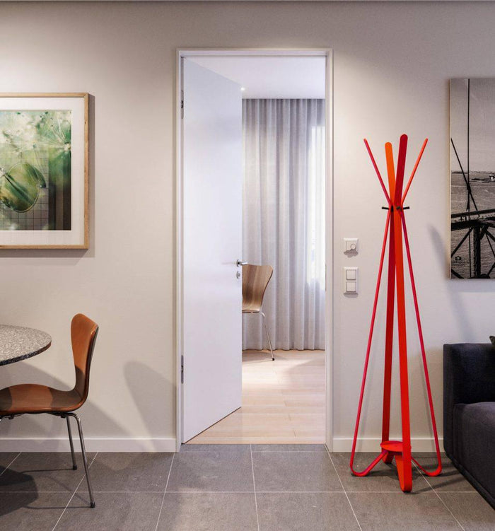 Gorillz Modi staande Design kapstok industrieel - Rood