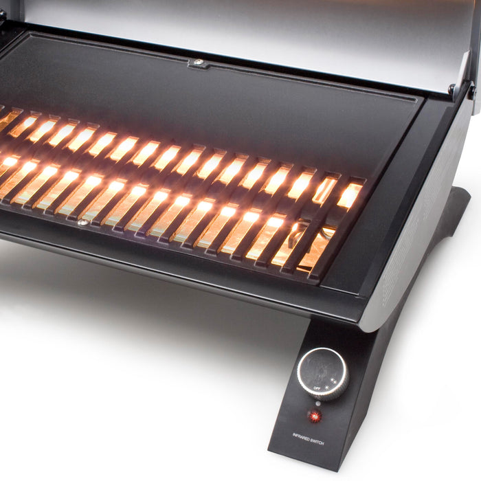 GrandHall E-Grill Elektrische barbecue B 45 x D 30 cm