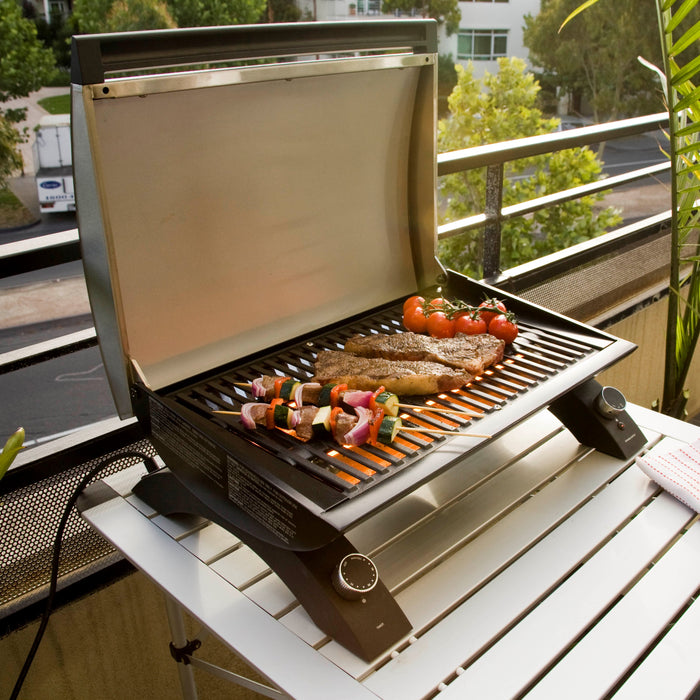 GrandHall E-Grill Elektrische barbecue B 45 x D 30 cm